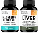 Sandhu's Magnesium Glycinate with Quercetin & Liver Support Capsules | Supports Quality Sleep, Relaxation & Liver Health Support