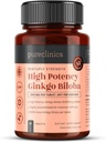 pureclinica High Potency Ginkgo Biloba 30,000mg x 90 Tablets - 3 Months Supply - 5 Times The Strength of Competitor Products