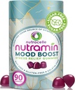 NUTRAMIN Mood Boost Multivitamin Gummy - Delicious & Yummy Anti-Stress Magnesium Ashwagandha Gummies + B Complex Vitamins for Focus and Calm - Sugar-Free, Vegan, Gluten-Free, Allergy-Safe (90 Count)