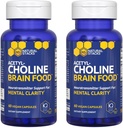 Acetylcholine Brain Food - Acetyl L-Carnitine & Alpha GPC Supplement - Supports Production of Acetylcholine - Neurotransmitter Supplement for Cognitive Function - 120 Capsules