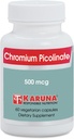 Karuna Chromium Picolinate 500mcg 60 Vegetarian Capsules