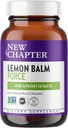 New Chapter Lemon Balm Force with Supercritical Lemon Balm for Mood Support + Immune Support + Non-GMO Ingredients - 30 ct Vegetarian Capsules