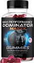 Dominator Maxxx Gummies for Men - Dominator Maxx Natural Daily Nutrition Support Premium Advanced Formula Multivitamin Pills for Overall Health & Wellness, 60 Gummies for 1 Month