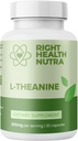 Right Health Nutra L-Theanine 200mg - 30 Capsules - L Theanine Supplement with 2X Strength