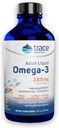 Trace Minerals Omega-3 - Brain Health Support Supplement - Liquid Supplement with DHA & EPA - Omega-3 Supplement with Minerals Supports Immune, Eye & Heart Health - Orange, 8 fl oz