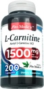 Lab - l carnitine - 1500 mg per Serving, 200 Capsules, l-carnitine - High Potency of - Acetyl l-carnitine -Supports Natural Energy Production, Supports Memory-Focus - carnitine - High Absorption.