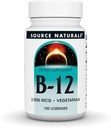 Source Naturals Vitamin B-12, 2000 mcg Supports Energy Production - 100 Lozenges