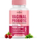 NEW AGE Vaginal Probiotics for Women with Prebiotics, Cranberry Extract, and a Lactobacillus Probiotic Blend, Supports Healthy pH Balance, Odor Control, Vaginal Flora - 60 Capsules