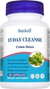 15 Day Cleanse, Gut and Colon Support for Women & Men with Senna, Cascara Sagrada and Psyllium Husk, Gut Cleanse Supports Digestive Health, Non-GMO, 30 Capsules
