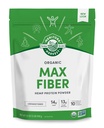 Manitoba Harvest Hemp Yeah Organic Max Fiber Protein Powder, Unsweetened, 32oz, with 13g of Fiber, 13g Protein and 2.5g Omegas 3&6 per Serving, Keto-Friendly, Preservative Free, Packaging May Vary
