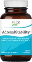 Adrenal Stability by Pure Essence - Adrenal Fatigue Supplement with Ashwagandha, Holy Basil, Supports Healthy Stress Response, Energy, Sleep (60 Caps)