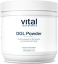 Vital Nutrients DGL Powder | Vegan DGL Licorice Root Extract to Support Healthy Stomach Lining and Digestive Tract* | Gluten, Dairy, Soy Free | Non-GMO | 120g