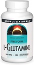 Source Naturals L-Glutamine - Free Form Amino Acid That Supports Metabolic Energy - 100 Capsules