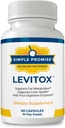 Levitox - Milk Thistle Liver Detox Supplement with Dandelion Root and Artichoke Extract - Supports Liver Health, Metabolism and Digestion - 60 Capsules
