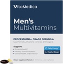 VitaMedica Men’s Multivitamin with Prostate Health Support | Vitamins, Minerals, Omega3s and Saw Palmetto | Box of 30 Easy Daily Packs | Supports Natural Energy and Sleep | Muscle, Joint Health