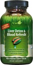 Irwin Naturals Liver Detox & Blood Refresh — Herbal Whole-Body Cleanse, 60 Liquid Soft-Gels