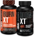 Jacked Factory Burn-XT Clinically Studied Fat Burner & Weight Loss Supplement (60 Capsules) & Burn XT Max High Performance Fat Burner (90 Capsules)