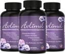Avlimil® Hormone Balance & Menopause | Relief from Mood Swings, Hot Flashes, Night Sweats and Irritability - Isoflavones, Black Cohosh, Raspberry, Valerian, Sage, Red Clover, Lemon Balm - 3 Month