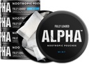 Fully Loaded Alpha Nootropic Pouches (Mint) - 5 Cans - 15 Pouches per can - Effective Nootropic Delivery, Nic Pouch Replacement - Faster Absorption, Alpha GPC, L-Tyrosine, GABA