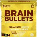 80mg Caffeine & 160mg L-Theanine Focus Enhancing Energy Chews (16 Servings) – Neuroscience Backed Nootropic Stack, Mental Acuity & Cognitive Support | Caramel Frappe Flavor Brain Bullet