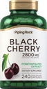 Piping Rock Black Cherry Extract Concentrate | 2800 mg | 240 Capsules | Non-GMO, Gluten Free Supplement