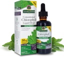 Nature's Answer Alcohol-Free Chlorophyll 50mg 2oz Liquid | Internal Deodorant | Skin and Hair Support | Supports Immune Function, Detoxification | Gluten Free, Non-GMO | Single Count