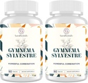16 in 1 Blxxd Sugr Effective Gymnema Sylvestre Supplement 2100MG | with Berberine, Cinnamon, Bitter Melon | Vitamins, Magnesium & Chromium | 2Pack