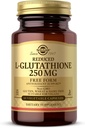 Solgar Reduced L-Glutathione 250 mg - 30 Vegetable Capsules - Antioxidant Support - Non-GMO, Vegan, Gluten Free, Dairy Free, Kosher - 30 Servings