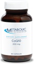 Metabolic Maintenance CoQ10 Capsules - 200mg Coenzyme Q10 with Vitamin C - Antioxidant, Immune, Energy + Cardiovascular Support (60 Capsules)