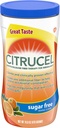 CITRUCEL Sugar Free Fiber Powder for Occasional Constipation Relief, Methylcellulose Fiber Powder, Orange Flavor - 16.9 Ounces