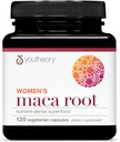 Youtheory Women's Maca Root - Vegan Energy & Menopause Support Supplement with Peruvian Ginseng* - Premium Supplement for Women - Dairy, Soy & Gluten Free - 120 Vegetarian Capsules