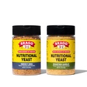 Bragg Nutritional Yeast Seasoning Variety Pack - (2 Pack) 3 oz - Dairy-Free Parmesan Cheese Substitute - Perfect for Salads, Pastas, Popcorn, and More