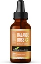 Herbal Goodness Balance Boss - Liquid Mood Support Supplement | Natural Calmness & Emotional Balance Aid | Stress & Energy Boost with Rhodiola Rosea | 1 oz Bottle