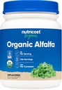 Nutricost Organic Alfalfa Powder 1LB - USDA Certified 100% Organic, Vegetarian, Non-GMO, Gluten Free