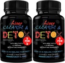 Research Labs 2 Pack Doctor Recommended Premium Liver Detox Cleanse & Support w/Milk Thistle, Beet Root, Dandelion. 23 Powerful Herbs for Powerful Detoxification