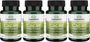 Swanson Full Spectrum Cacao (Raw Cocoa) - Herbal Supplement Promoting Mild Energy Support - Traditional Whole Fruit Formula - (60 Capsules, 400mg Each) 4 Pack