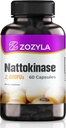 Nattokinase Supplement 2,000 FU, 60 Capsules - Best natto Extract - Non-GMO, Gluten Free, Vegan - Made in USA
