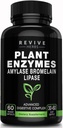 Advanced Plant-Based Digestive Enzymes: Boost Gut & Immune Health with Aspergillopepsin, Amylase, Bromelain & More for Bloating Relief & Overall Digestion