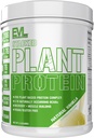 Evlution Nutrition Stacked Plant Protein Powder, Vegan, Non-GMO, Gluten-Free, Probiotics, BCAAs, Fiber, Complete Plant-Based Protein Complex, 1.5 LB (Natural Vanilla)