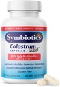 Symbiotics Colostrum 120ct Vegetable Capsules - Immunity Support - Lactoferrin Supplement & Colostrum Protein with Immunoglobulin - 25% lgG Antibodies - Gluten Free