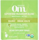 Om Mushroom Superfood Organic Mushroom Matcha Latte Blend, 0.28 OZ
