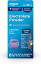 Amazon Basic Care Electrolyte Powder Variety Pack, Apple, Fruit Punch, Grape, Strawberry, 8 Count