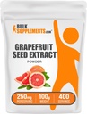 BulkSupplements.com Grapefruit Seed Extract Powder - Grapefruit Seed Supplements, Antioxidant Source - Herbal Supplement, Gluten Free, 250mg per Serving, 100g (3.5 oz) (Pack of 1)