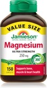 Jamieson Magnesium 250 mg, 150 caplets Value Size