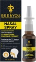 BEE and You Propolis Nasal Spray, 100% Pure Propolis Extract, Sinus & Congestion Relief, Natural Decongestant, Allergy Support, Nasal Moisturizing Spray | 1 fl oz