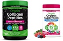 Orgain Hydrolyzed Collagen + Superfoods Powder and Organic Greens Superfoods Powder - 1lb and 0.62lb