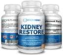 3 Pack Natural Kidney Cleanse to Support Kidney Function and Detox, Advanced Formula Can Help Boost Kidney Health, Daily Health Supplement Pills, 60 Capsules