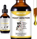 Natural Yeast Infection Treatment for Dogs, Dog Ear Infection Treatment, Dog Allergy Relief, Helps to Support Itch Relief, Inflammation Relief & More, Ear Infection Treatment for Dogs - 2 fl oz