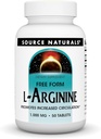 Source Naturals L-Arginine Promotes Increased Ciculation* 1000 mg Free Form - 50 Tablets