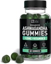 Ashwagandha Gummies for Mood Support for Women and Men - 1500mg Quick-Acting - Chewable Supplements - Vitamin D & Zinc